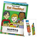 Feel Good Eat Healthy Coloring Book
